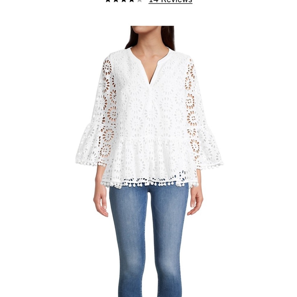 Lilly Pulitzer bekah eyelet top